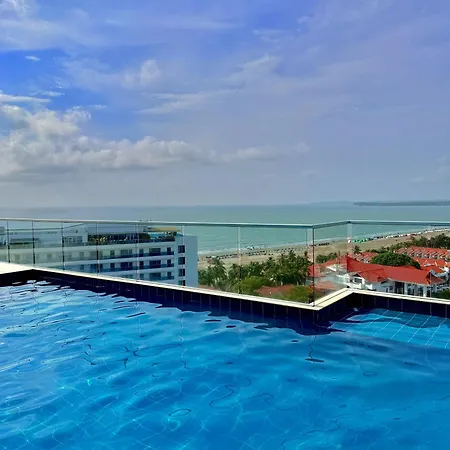 En Con Vista Al Mar, Piscina Rooftop Y Playa * Cartagena