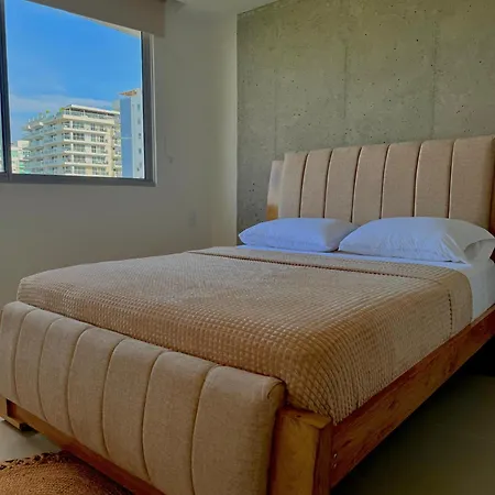 Apartamento En Con Vista Al Mar, Piscina Rooftop Y Playa *